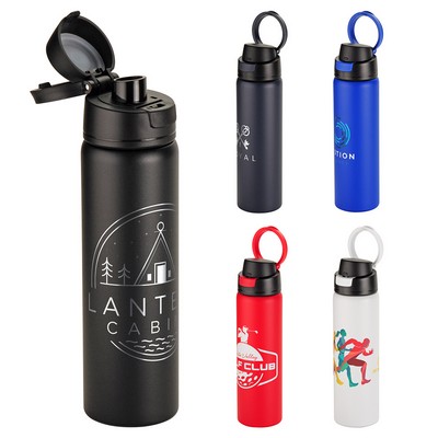 Cabrio 24 oz Recycled Stainless Steel Vacuum Insulated Bottle